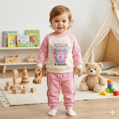 Conjunto Moletom Infantil Blusa E Calça Dreaw Pink | Menina - loja online