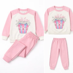 Conjunto Moletom Infantil Blusa E Calça Dreaw Pink | Menina - Tatai Baby | Moda Bebê e Enxoval