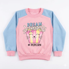 Conjunto Moletom Infantil Blusa E Calça Dreaw Blue | Menina - comprar online
