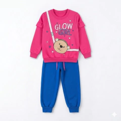 Conjunto Moletom Infantil Blusa e Calça G. Gril Pink | Menina - loja online