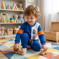 Conjunto Moletom Infantil Blusa E Calça Baby Boy Blue | Menino - comprar online