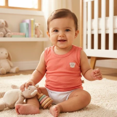 Camiseta Regata 100% Algodão com Bordado | Menina P, M, G - loja online