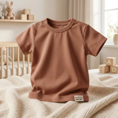 Camiseta Manga Curta Malha 100% Algodão | Menino e Menina P, M, G - Tatai Baby | Moda Bebê e Enxoval