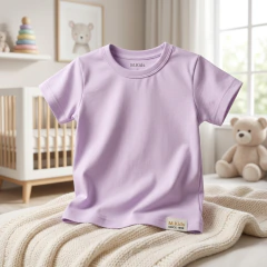 Camiseta Manga Curta Malha 100% Algodão | Menino e Menina 01, 02, 03