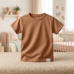 Camiseta Manga Curta Malha 100% Algodão | Menino e Menina 01, 02, 03