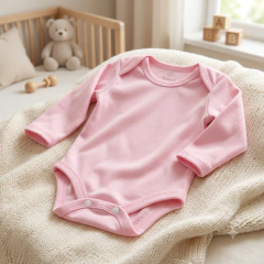 Macacão Jardineira Longa + Body Longo Algodão Premium | Menina