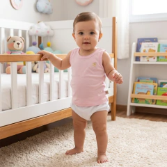 Imagem do Camiseta Regata 100% Algodão com Bordado | Menina P, M, G