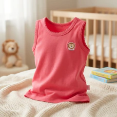 Camiseta Regata 100% Algodão com Bordado | Menina P, M, G - Tatai Baby | Moda Bebê e Enxoval