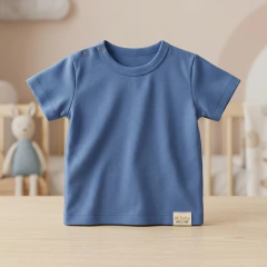 Camiseta Manga Curta Malha 100% Algodão | Menino e Menina P, M, G