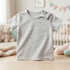 Camiseta Manga Curta Malha 100% Algodão | Menino e Menina P, M, G - Tatai Baby | Moda Bebê e Enxoval