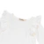 Blusa infantil manga longa bambu off-white na internet