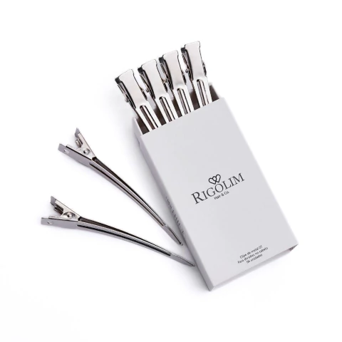 CLIP DE CABELO PARA PENTEADO N° 07 - CLIP DE METAL - RIGOLIM HAIR AND CO 6un - comprar online