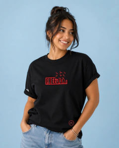 Camiseta Freedom Preta NW - comprar online