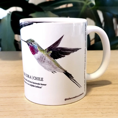 Mug cerámica Picaflor de Cora