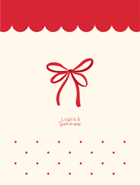 Caderno de Senhas com Divisórias | Organizador de Logins e Senhas na internet