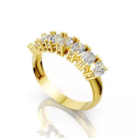 MEIA ALIANÇA EM OURO JP-044 - comprar online