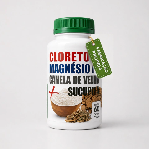 Suplemento Cloreto de Magnésio P.A. + Sucupira 60 Cápsulas Bio Naturalle - comprar online