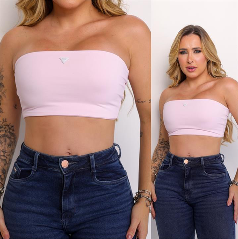 Top Feminino DUDA Rosa Bebê | Palazzi