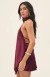Vestido curto assimétrico gola alta acetinado - loja online