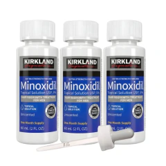 Minoxidil Kirkland 5% Original - 3 meses de tratamento