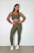 Conjunto Calça Allure + Top Alcinha Militar