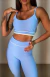 Conjunto Calça Legging + Top Alcinha Azul Fly na internet