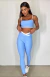 Conjunto Poliamida Poderosa Fit Azul - comprar online