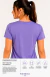 Camiseta Aimee Lilás / Bordo - comprar online