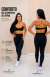 Conjunto Calça Infinity + Top Solares Preto com Verde Valley na internet