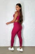 Conjunto Calça Allure com Bolso + Top Alça Grossa Vinho Boheme na internet