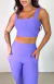 Conjunto Spirit Roxo – Calça com Bolso + Top de Alça Grossa - Poderosa Fit | Moda Fitness