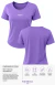 Camiseta Aimee Lilás / Bordo na internet