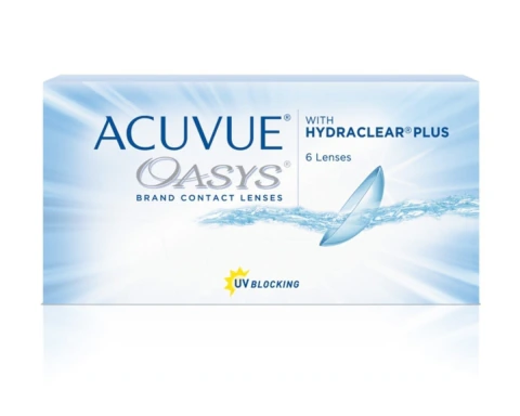 Lente de Contato Acuvue Oasys com Hydraclear Plus Grau Quinzenal