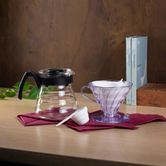 Conjunto Kit Hario V60 Craft com 40 Filtros