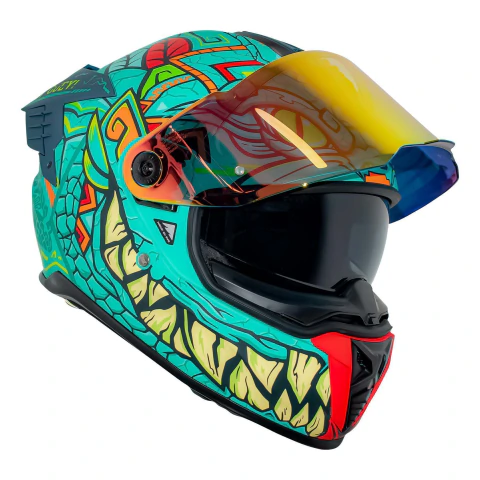 Casco para motociclista Axxis x ¡Ay Güey! - Hawk Evo SV - Modelo BALAM