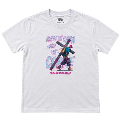 Camiseta Oversized Sancto Slim - Corre