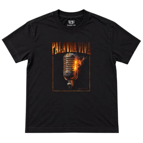 Camiseta Oversized Sancto Slim - Palavra Viva