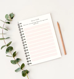 AGENDA DIARIA 2026- Editable en Canva- ARCHIVO DIGITAL - Frases Divinas