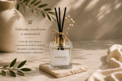 DIFUSOR PARA VARETAS 250ML ESSENTIA BY AURA - CEREJA E AVELA