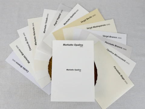 Papel Markatto Opalina 240g Branco A4 – Papel Especial Liso