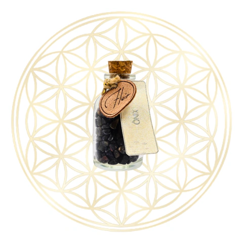 Garrafinha com Pedra Natural Ônix - comprar online