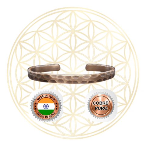 Bracelete de Cobre Ajustável FLUIR - ANTIQUE FINO - comprar online