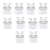 PAQUETE 10 PIEZAS AIRPODS PRO 2DA - comprar en línea