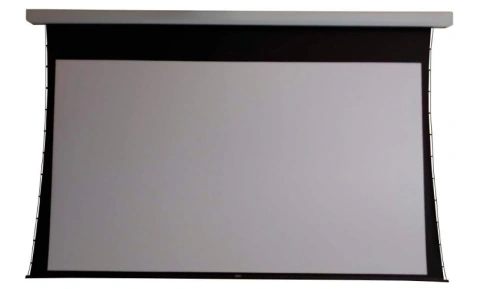 Tela de Projeção Elétrica 100 Polegadas 16:9 Tensionada Cinza Notecom com Moldura 110v