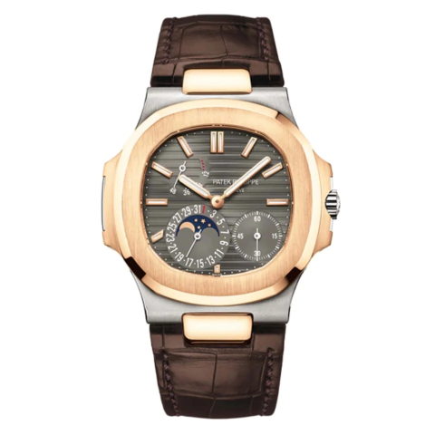 Relógio Patek Philippe Nautilus Automático Cinza 40mm 5712GR-001
