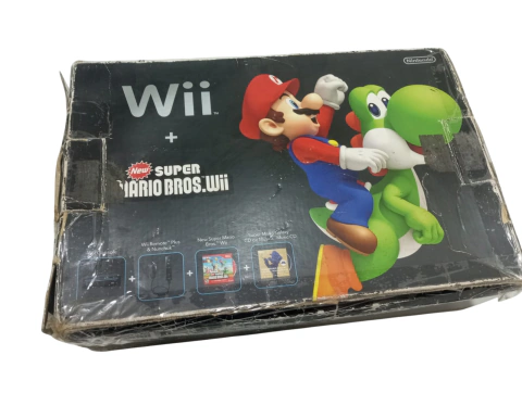 Nintendo Wii Family Edition En Caja Con Mario Bros Original