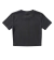 Cropped em Ribana Canelada Preto - comprar online