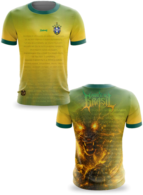 Camisa Amarela com Verde - comprar online