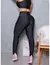 Calça Legging Feminina de Academia Punho com Recortes Coloridos em Cirrê e Tela - comprar online