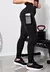 Calça Com Bolso em Tela Legging Fitness Preta